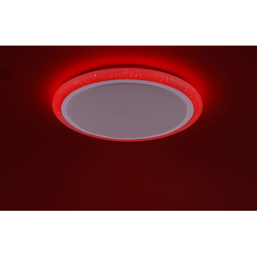 Leuchten Direkt 15230-16 - LED RGB Reguliuojamas lubinis šviestuvas LUISA LED/42W/230V 3000-6400K + valdymo pultas