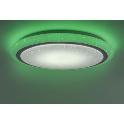 Leuchten Direkt 15230-16 - LED RGB Reguliuojamas lubinis šviestuvas LUISA LED/42W/230V 3000-6400K + valdymo pultas