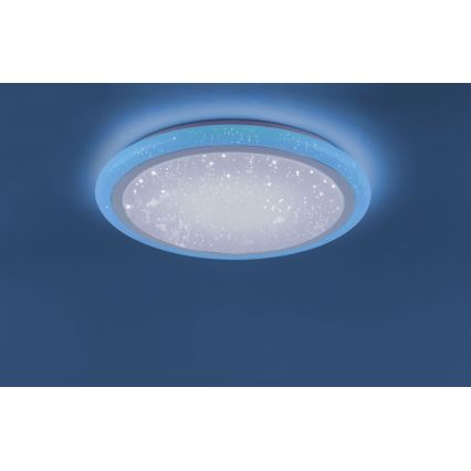 Leuchten Direkt 15230-16 - LED RGB Reguliuojamas lubinis šviestuvas LUISA LED/42W/230V 3000-6400K + valdymo pultas