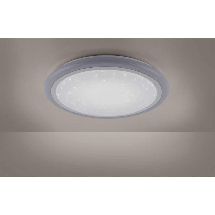 Leuchten Direkt 15230-16 - LED RGB Reguliuojamas lubinis šviestuvas LUISA LED/42W/230V 3000-6400K + valdymo pultas