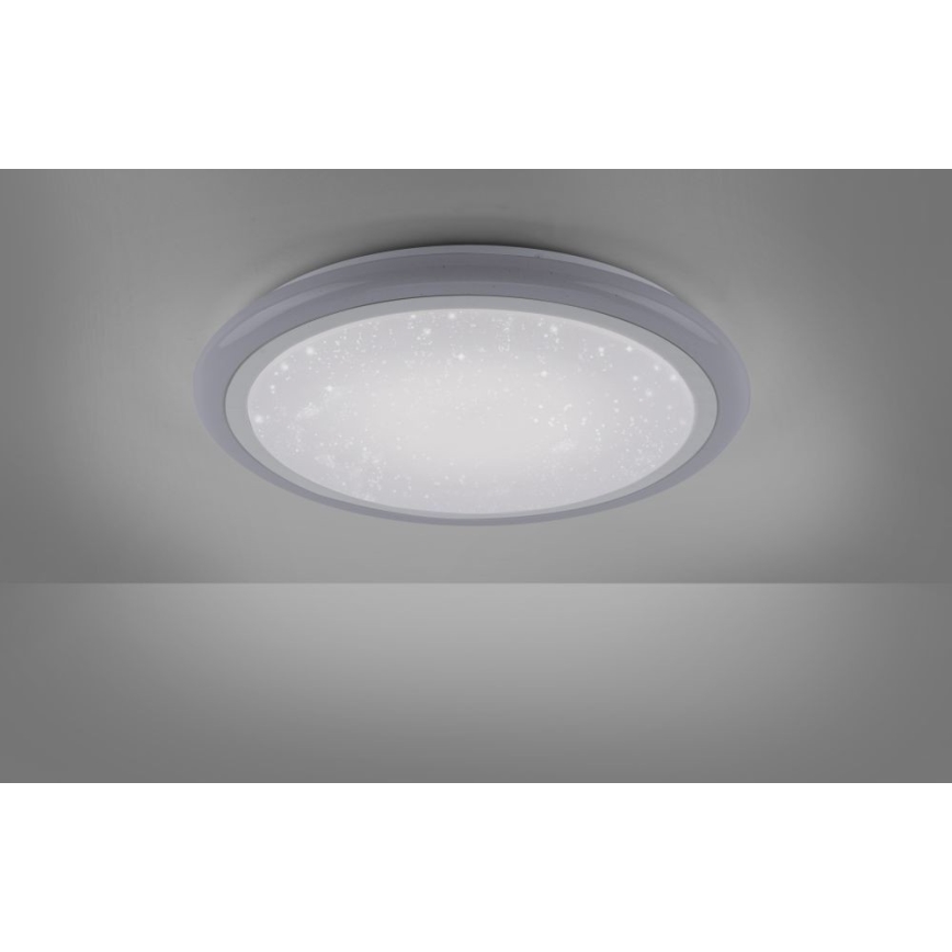 Leuchten Direkt 15230-16 - LED RGB Reguliuojamas lubinis šviestuvas LUISA LED/42W/230V 3000-6400K + valdymo pultas