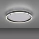 Leuchten Direkt 15391-13 - LED Reguliuojamas lubinis šviestuvas RITUS LED/20W/230V juodas