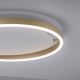Leuchten Direkt 15391-60 - LED Reguliuojamas lubinis šviestuvas RITUS LED/20W/230V žalvaris