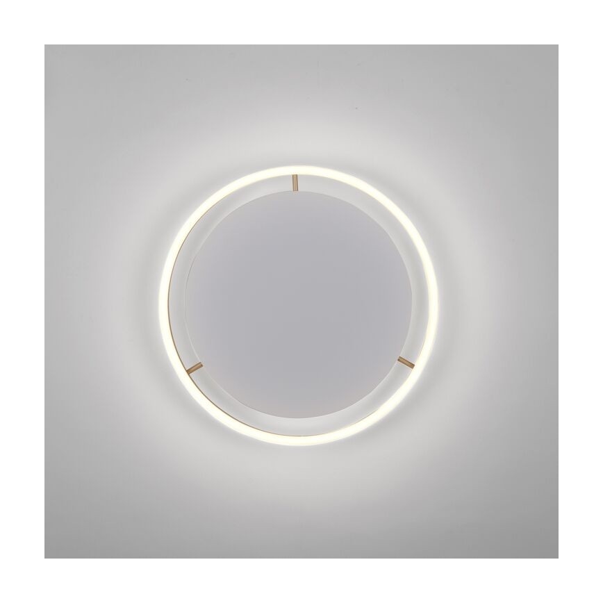 Leuchten Direkt 15392-60 - LED Reguliuojamas lubinis šviestuvas RITUS LED/30W/230V žalvaris