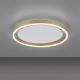 Leuchten Direkt 15392-60 - LED Reguliuojamas lubinis šviestuvas RITUS LED/30W/230V žalvaris