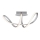 Leuchten Direkt 15403-95 - LED Reguliuojamas ant pagrindo montuojamas sietynas MARIA LED/16W/230V matinis chromas