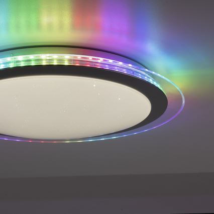 Leuchten Direkt 15411-21- LED RGB Reguliuojamas lubinis šviestuvas CYBA 26W/230V + VP