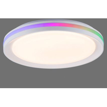 Leuchten Direkt 15544-16 - LED RGB Reguliuojamas lubinis šviestuvas RIBBON LED/15W/230V + Valdymo pultas