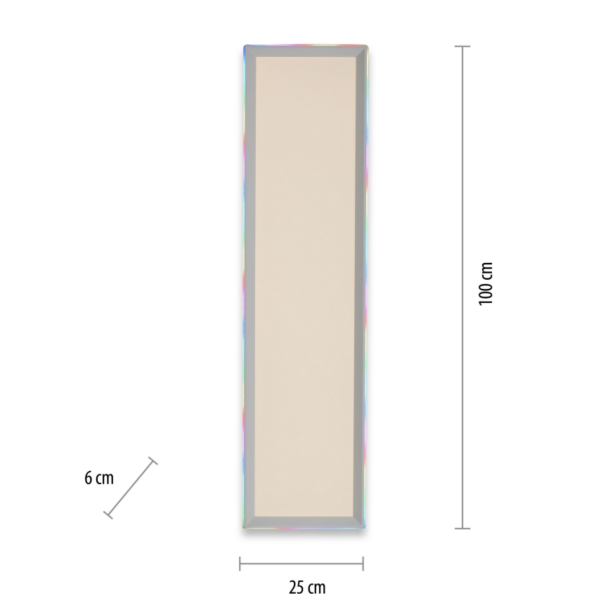 Leuchten Direkt 15557-16-LED RGB Reguliuojamas lubinis šviestuvas GALACTICA LED/40W/230V + valdymo pultas