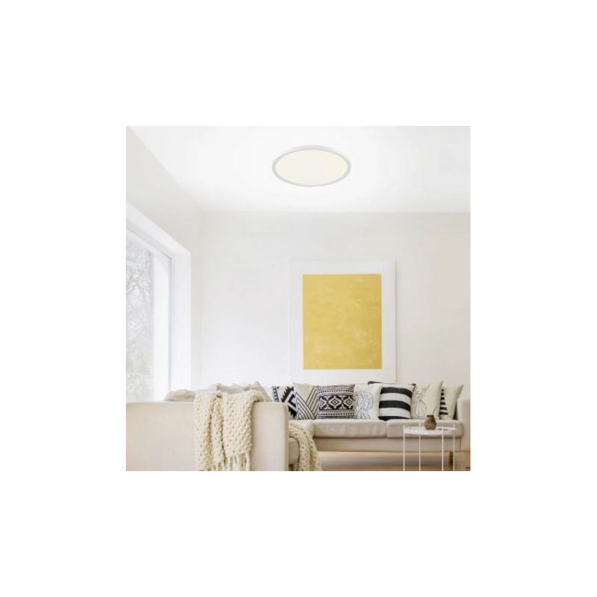 Leuchten Direkt 15571-16 - LED Reguliuojamas lubinis šviestuvas FLAT LED/23,5W/230V 2700-5000K + valdymo pultas
