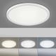 Leuchten Direkt 15571-16 - LED Reguliuojamas lubinis šviestuvas FLAT LED/23,5W/230V 2700-5000K + valdymo pultas