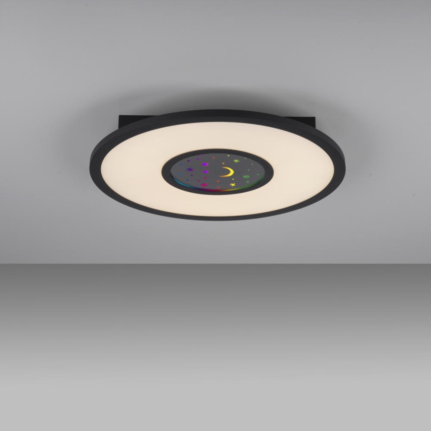 Leuchten Direkt 15572-18 - LED RGBW Reguliuojamas lubinis šviestuvas ASTRO LED/17,5W/230V 2700-5000K + valdymo pultas