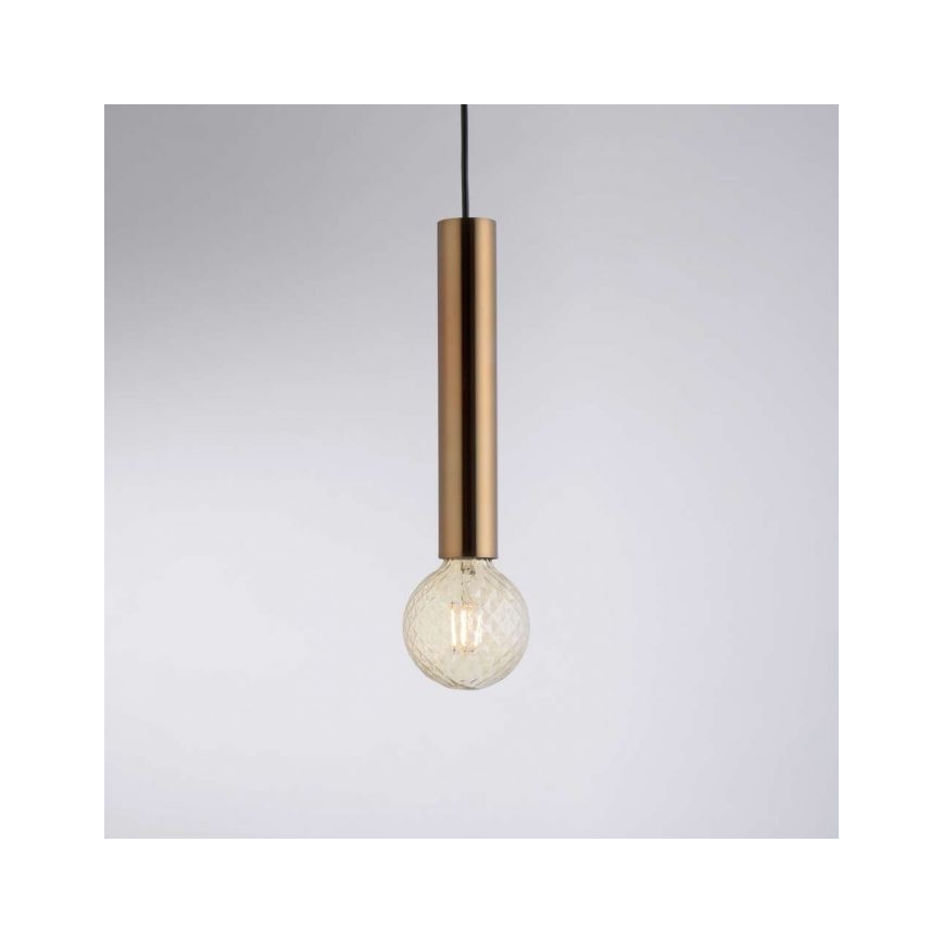 Leuchten Direkt 15617-60 - Pakabinamas sietynas BRUNA 1xE27/60W/230V žalvaris