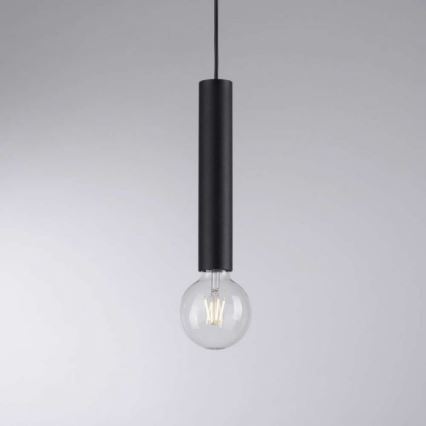 Leuchten Direkt 15618-18 - Pakabinamas sietynas BRUNA 3xE27/60W/230V juodas