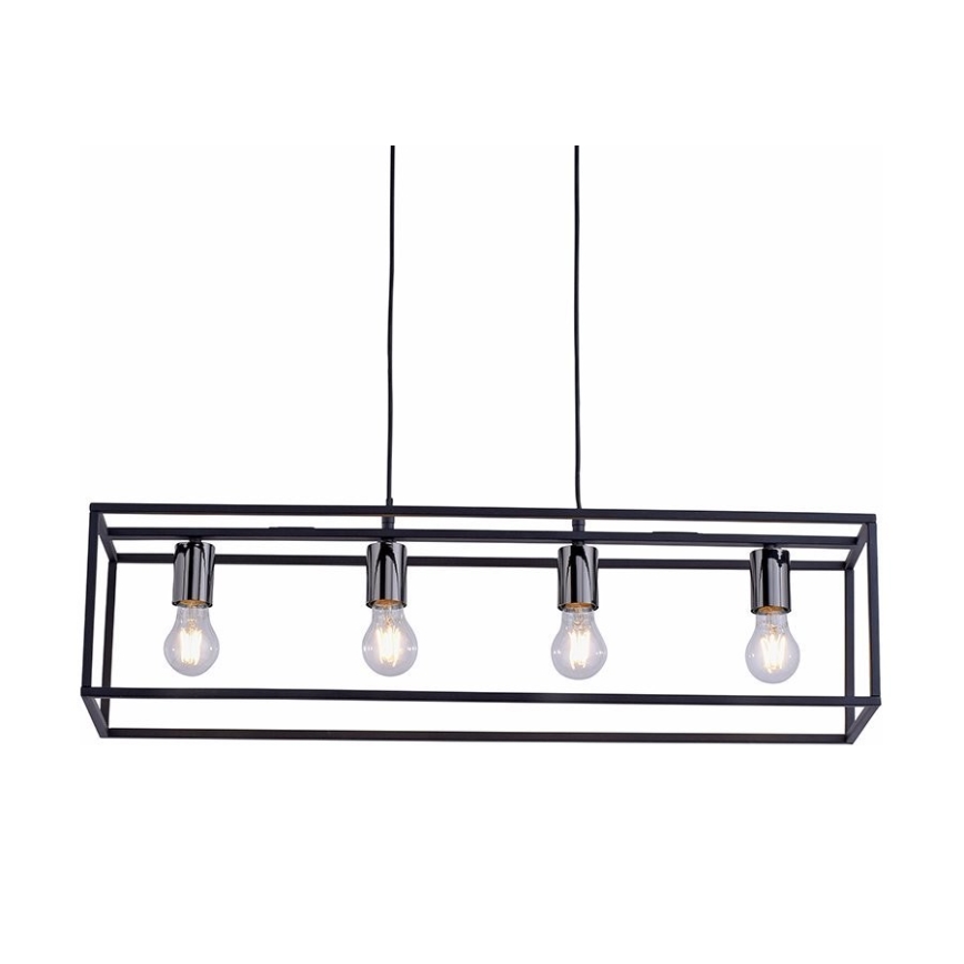 Leuchten Direkt 15854-18 - Pakabinamas sietynas FABIO 4xE27/60W/230V