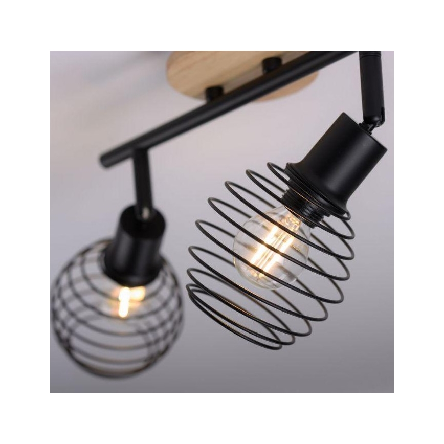 Leuchten Direkt 15922-79 - Akcentinis apšvietimas EUGEN 2xE14/40W/230V ąžuolas
