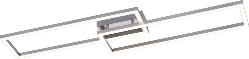 Leuchten Direkt 16430-55 - LED RGBW dimeriuojamas lubinis šviestuvas MAXI 2xLED/18W/230V 2700–5000K matinis chromas + nuotolinis valdymas