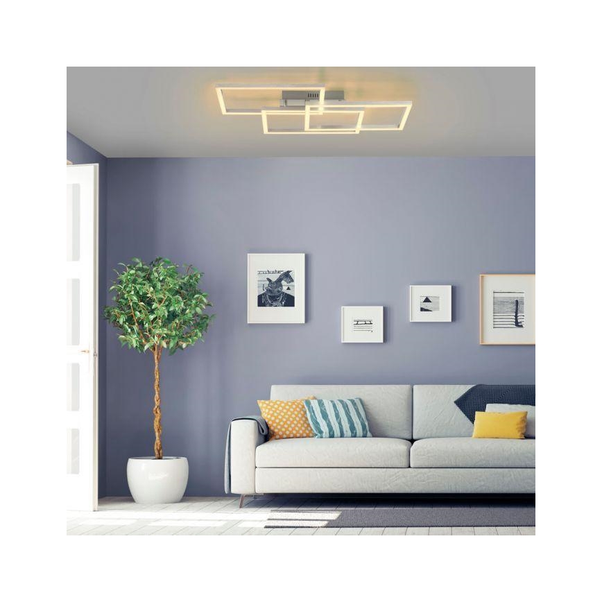 Leuchten Direkt 16431-55 - LED RGB pritemdomas tvirtinamas sietynas MAXI LED/27W/230V + nuotolinio valdymo pultas