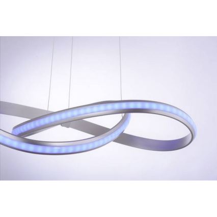Leuchten Direkt 18432-55 - LED RGB reguliuojamas pakabinamas šviestuvas ant laido MELINDA LED/28W/230V + nuotolinio valdymo pultas