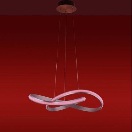 Leuchten Direkt 18432-55 - LED RGB reguliuojamas pakabinamas šviestuvas ant laido MELINDA LED/28W/230V + nuotolinio valdymo pultas