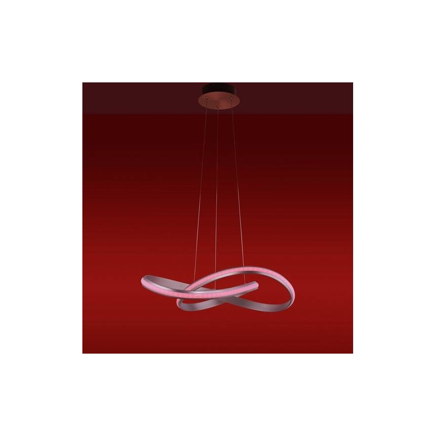 Leuchten Direkt 18432-55 - LED RGB reguliuojamas pakabinamas šviestuvas ant laido MELINDA LED/28W/230V + nuotolinio valdymo pultas