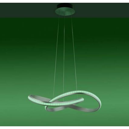 Leuchten Direkt 18432-55 - LED RGB reguliuojamas pakabinamas šviestuvas ant laido MELINDA LED/28W/230V + nuotolinio valdymo pultas
