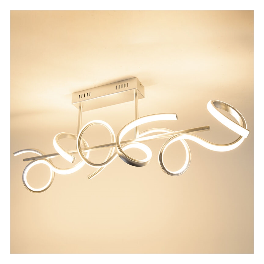 Leuchten Direkt 19032-21 - LED Reguliuojamas ant pagrindo montuojamas sietynas CURLS LED/25,8W/230V