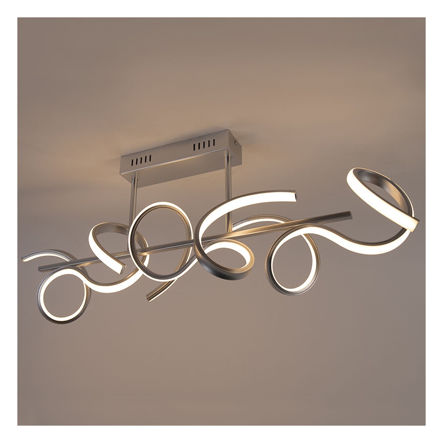 Leuchten Direkt 19032-21 - LED Reguliuojamas ant pagrindo montuojamas sietynas CURLS LED/25,8W/230V