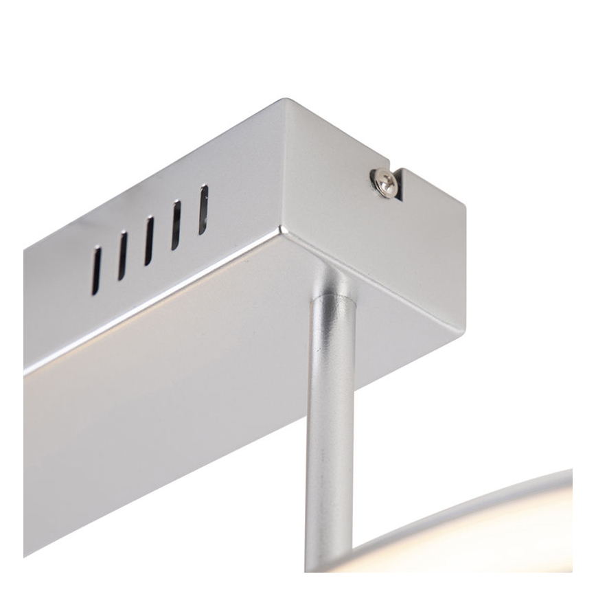Leuchten Direkt 19032-21 - LED Reguliuojamas ant pagrindo montuojamas sietynas CURLS LED/25,8W/230V
