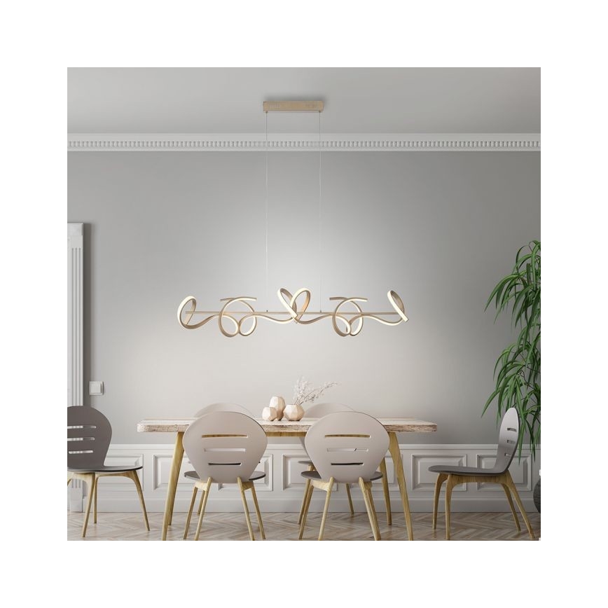 Leuchten Direkt 19033-60 - LED Reguliuojamas pakabinamas sietynas CURLS LED/40,8W/230V