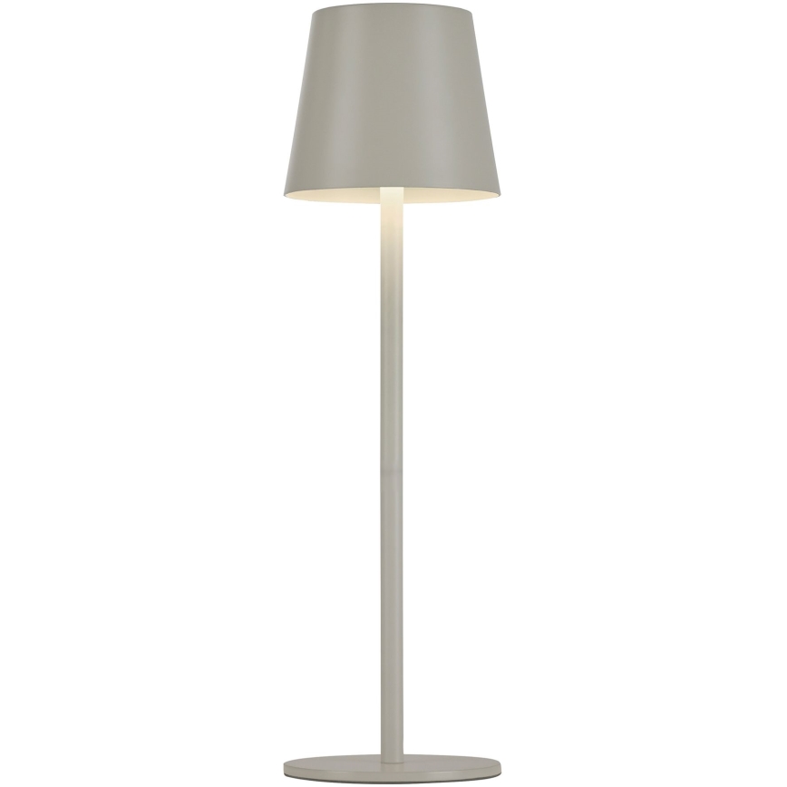 Leuchten Direkt 19250-40 - LED Pritemdoma įkraunama lauko lempa EURIA LED/3W/5V 2600 mAh IP54 pilka