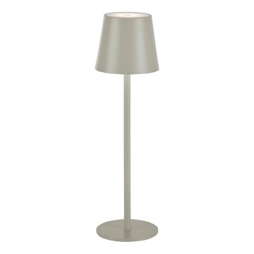 Leuchten Direkt 19250-40 - LED Pritemdoma įkraunama lauko lempa EURIA LED/3W/5V 2600 mAh IP54 pilka
