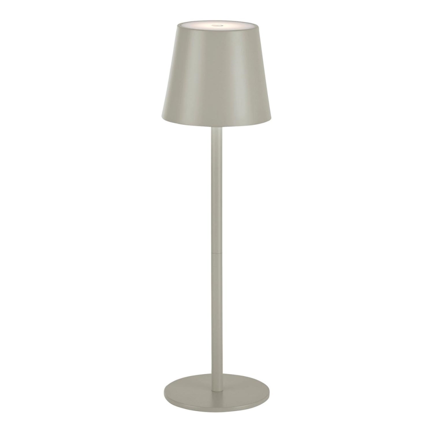 Leuchten Direkt 19250-40 - LED Pritemdoma įkraunama lauko lempa EURIA LED/3W/5V 2600 mAh IP54 pilka
