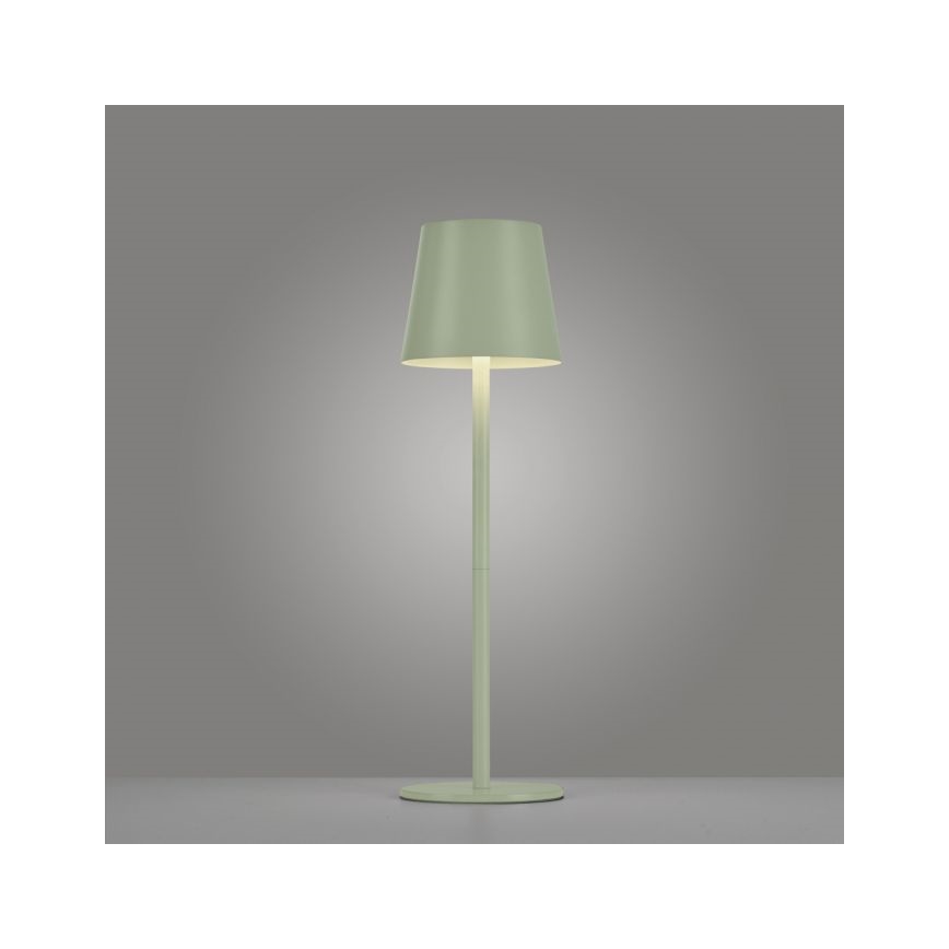 Leuchten Direkt 19250-43 - LED Pritemdoma įkraunama lauko lempa EURIA LED/3W/5V IP54 žalia