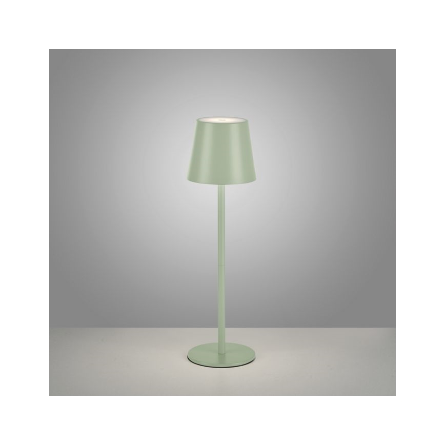 Leuchten Direkt 19250-43 - LED Pritemdoma įkraunama lauko lempa EURIA LED/3W/5V IP54 žalia