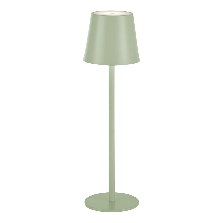 Leuchten Direkt 19250-43 - LED Pritemdoma įkraunama lauko lempa EURIA LED/3W/5V IP54 žalia