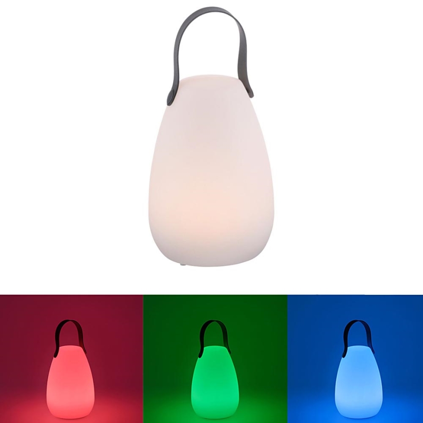 Leuchten Direkt 19879-16 - LED RGBW Lauko stalinė lempa KENO LED/0,6W/5V 1500 mAh IP44