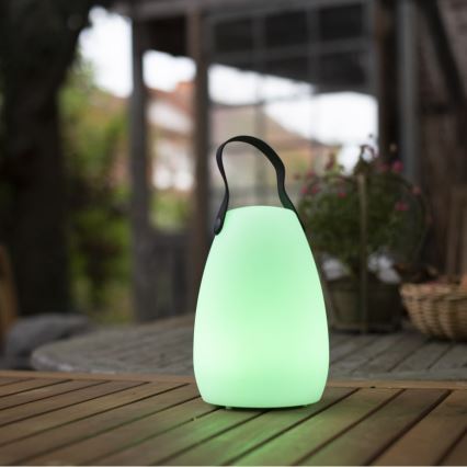 Leuchten Direkt 19879-16 - LED RGBW Lauko stalinė lempa KENO LED/0,6W/5V 1500 mAh IP44