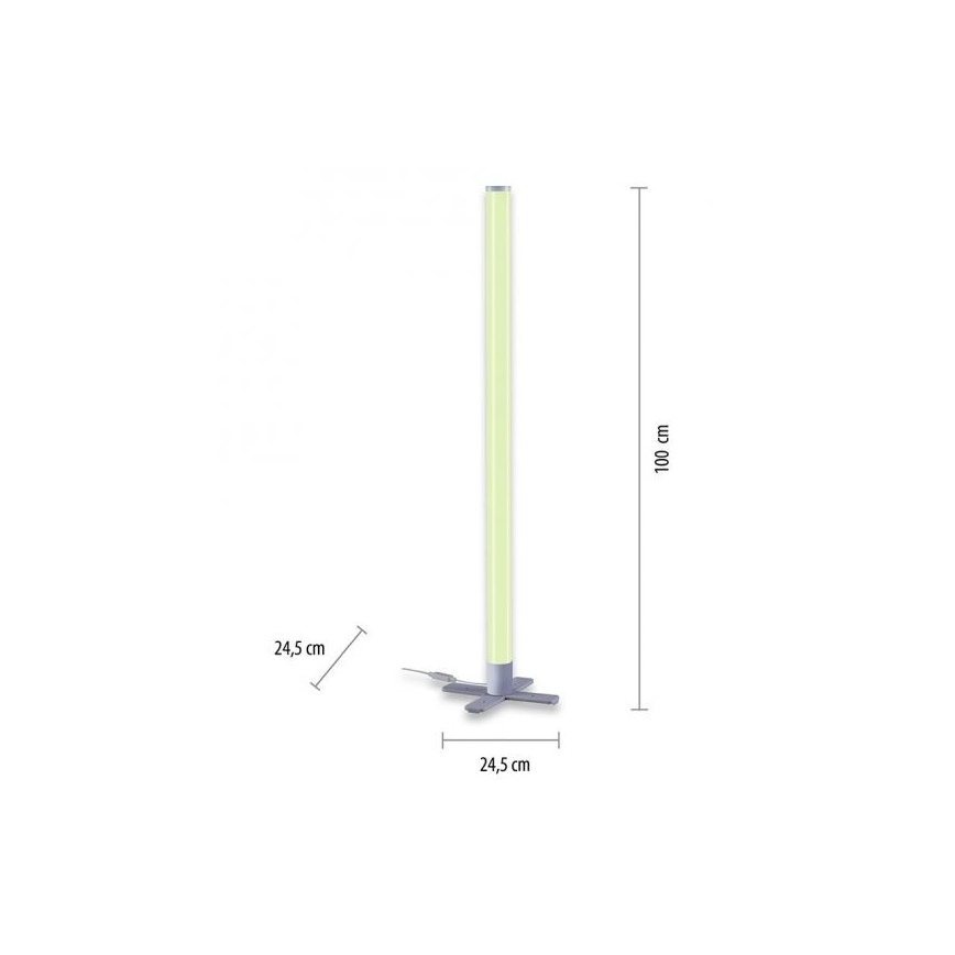 Leuchten Direkt 19902-21 - LED RGB Reguliuojama lempa RINGO LED/10W/230V+VP