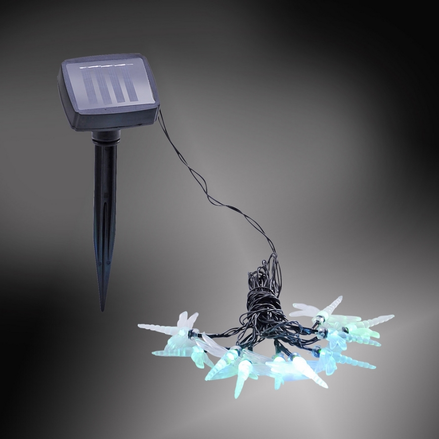 Leuchten Direkt 19936-70 - LED grandinė, įkraunama saulės šviesa SOLAR 10xLED/0,06W/1,2V 600 mAh IP44
