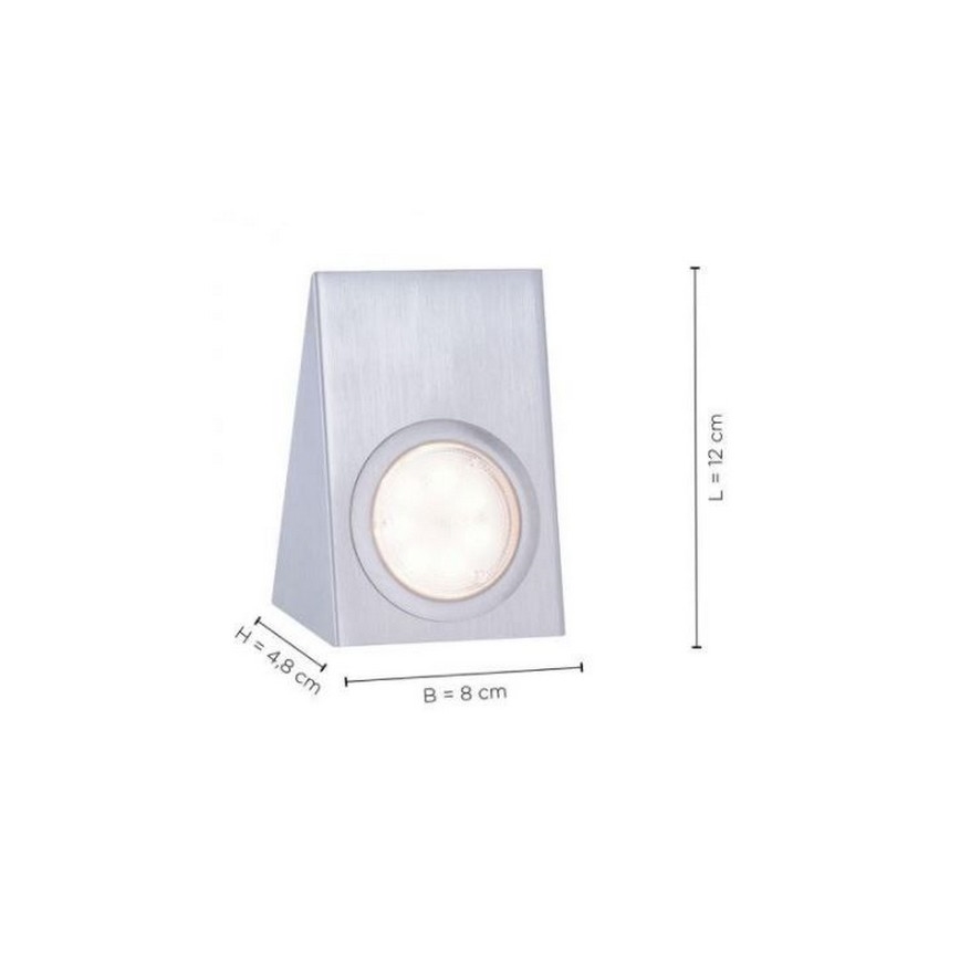 Leuchten Direkt 84111-55-3 - RINKINYS 3x LED Baldų šviestuvas su jutikliu THEO LED/3,6W/230V