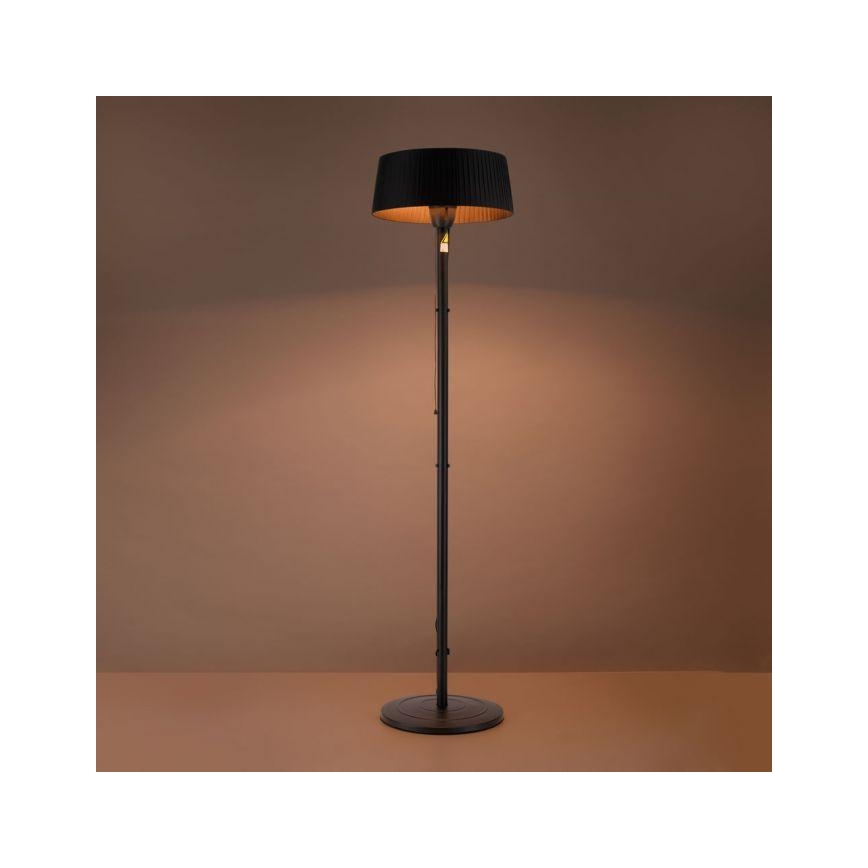 Leuchten Direkt 99507-18 - Lauko šildymo elementas GLOW 1500W/230V 1,95 m IP44 juoda