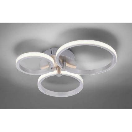 Leuchten Direkt 12110-55 - LED prie lubų montuojamas šviestuvas JOHANNA LED/4,5W/230V+LED/6W+LED/7,5W