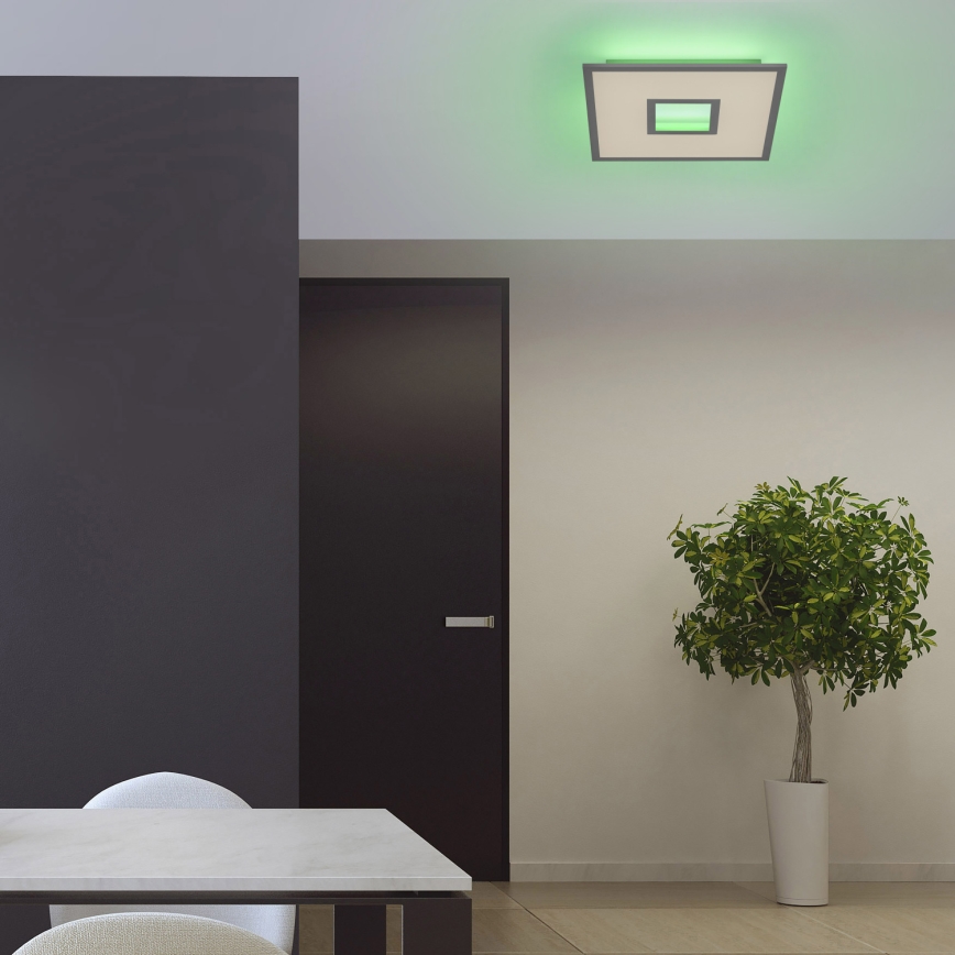 Leuchten Direkt 11645-16 - LED RGB pritemdomas lubinis šviestuvas RECESS LED/22,5W/230V + LED/5W + nuotolinio valdymo pultas