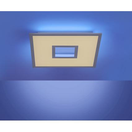 Leuchten Direkt 11645-16 - LED RGB pritemdomas lubinis šviestuvas RECESS LED/22,5W/230V + LED/5W + nuotolinio valdymo pultas