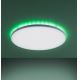Leuchten Direkt 15602-16 - LED RGBW Reguliuojamas lubinis šviestuvas GUSTAV LED/20,3W/230V + LED/1,8W 2700-5000K + valdymo pultas