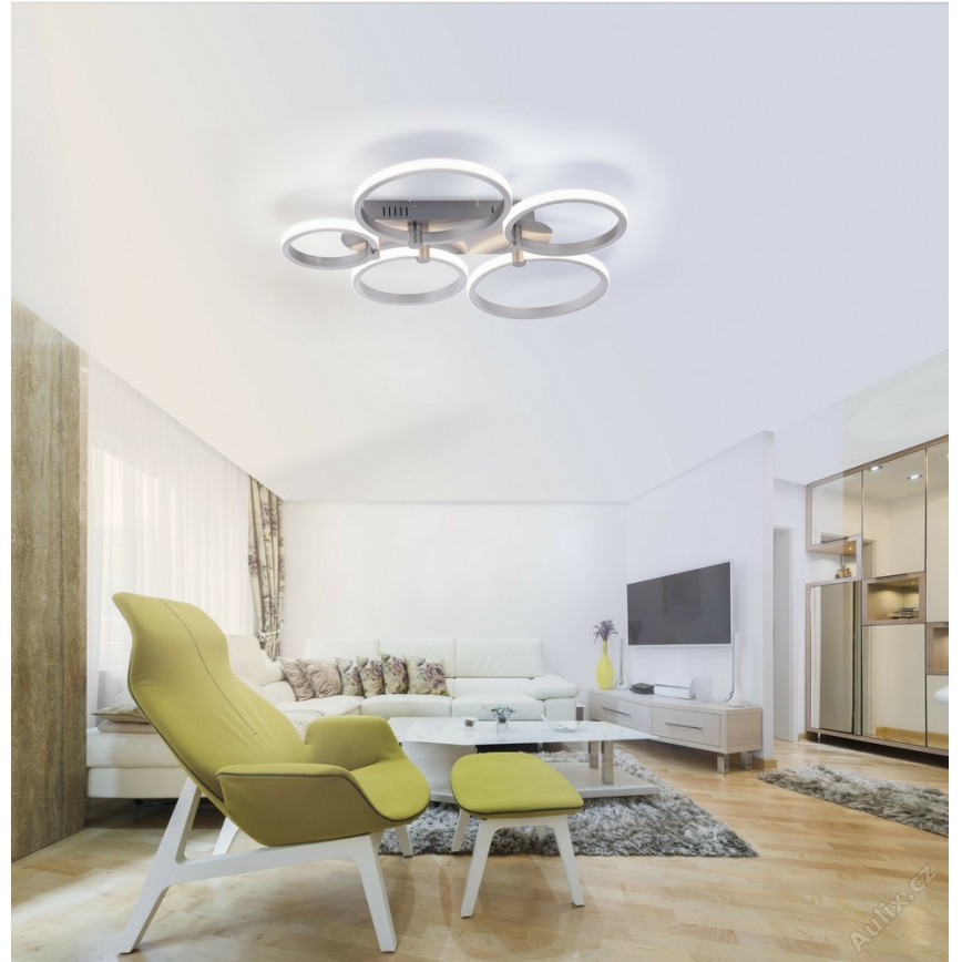 Leuchten Direkt 12112-55 - LED tvirtinamas sietynas JOHANNA 2xLED/11,5W/230V+2xLED/9W+1xLED/7W