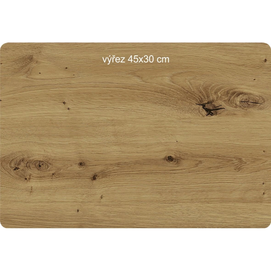 Li-Go 23628/DUB3 - Sieninis LED laikrodis/1xAA skersmuo 32 cm šviesus ąžuolas/Apvalus