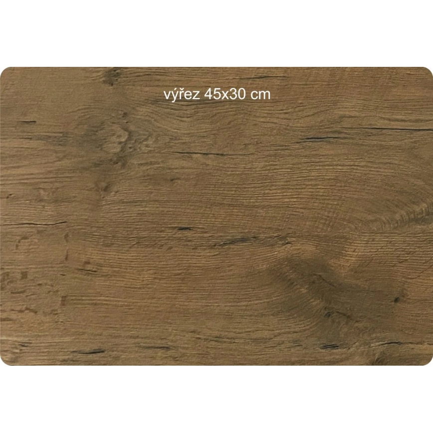 Li-Go 23682/DUB5 - Sieninis laikrodis 1xAA Ø 32 cm ąžuolas/Pienė