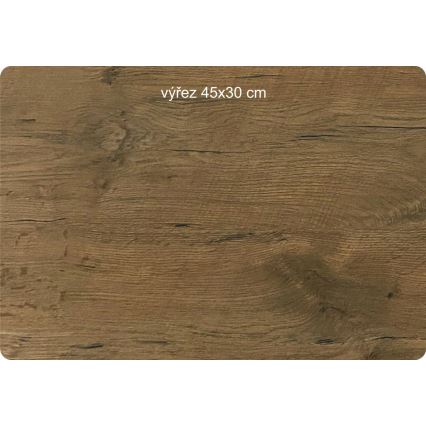 Li-Go 4868/DUB2 - Dimeriuojama LED sieninė dekoracija LED/24W/230V 110x60 cm ąžuolas/Pasaulio žemėlapis (paralelės)